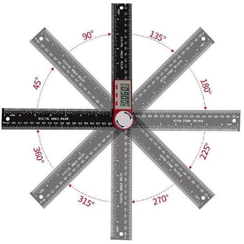 Digital Protractor Digital Angle Ruler Metric Goniometer