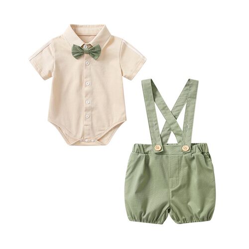 Baby Suit Summer Childrens Short-sleeved Bag Fat Clothes Tw