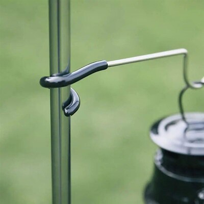 1/3/5Pcs Outdoor Lamp Hook Hanger Pole Mount Hooks Black Pol