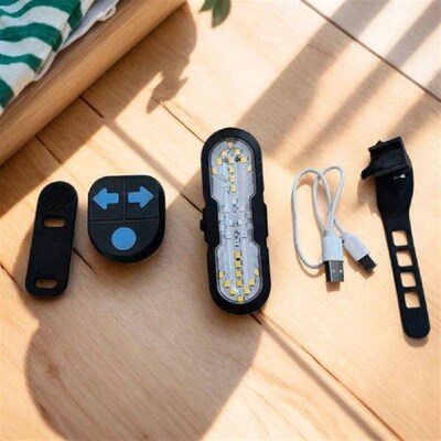 Bike Tail Light Wireless Remote Control Warning Bike Lights