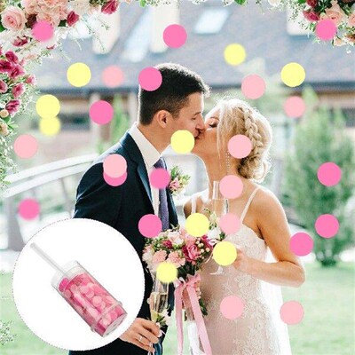 5pcs Pink Paper Confetti Sprinkle Wedding Party Favors