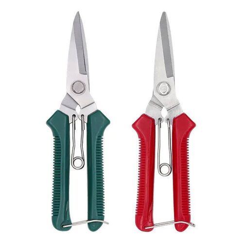 Straight Head Pruning Shears Non-slip HandleStainless Steel