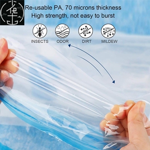 1/5Pcs Vacuum Storage Bags,Space Saver Bag With Pump,Vacume