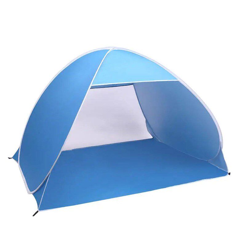 Pop-Up Beach Tent for 2-3 People - Automatic Sun Shelter Umb - 实物图