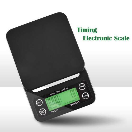 3kg/0.1g coffee timer electronic  scale智能计时咖啡秤