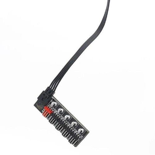 Five Port PC Fan Hub Splitter with Speed Controller for 4
