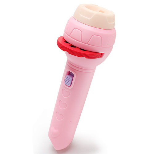 Cartoon projection flashlight Mini handheld projector early