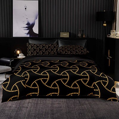 Minimalist Style Bedding Set Duvet Cover 240x220 With Pillow