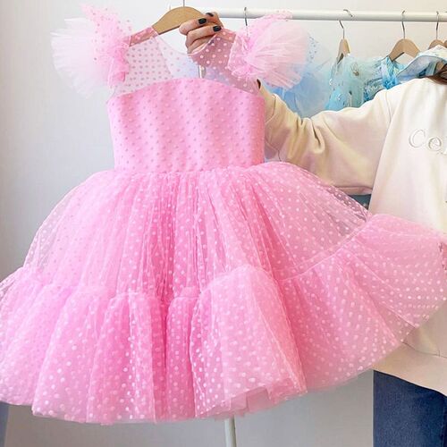 Girls Princess Dress Kids Elegant Wedding Tutu Prom Dresses