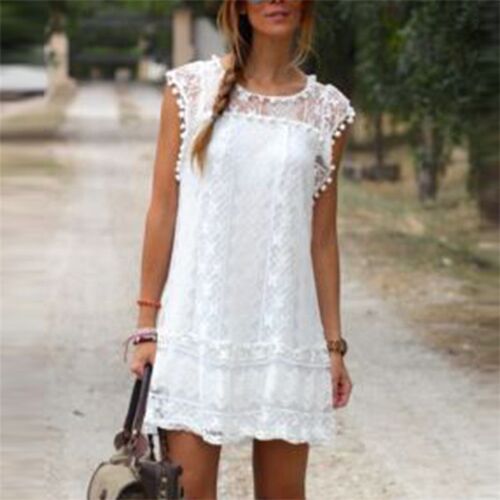 New Women Dress Casual Sleeveless Evening Party Dresses