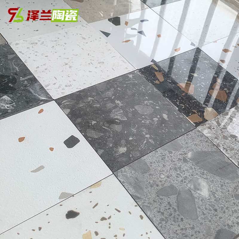Modern minimalist color terrazzo tile antique kitchen bathro