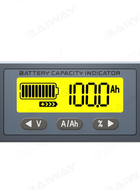 TY23新款电动车库仑计电量表电池电量显示器库伦电量计电压表