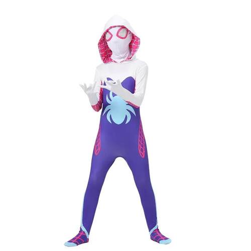 Adult Kids Gwen Stacy Spider Costume Gwenstacy Cosplay Super