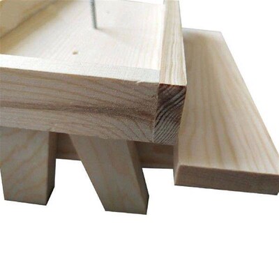 Wood Squirrel Picnic Table, Feeder For Squirrels With Corn