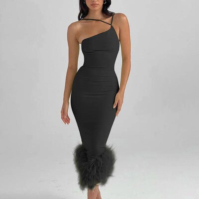 Women Solid Dresses Summer New Sleeveless Setwear Backless