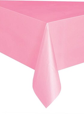 Plastic Disposable Solid Color Tablecloth Birthday Party Wed