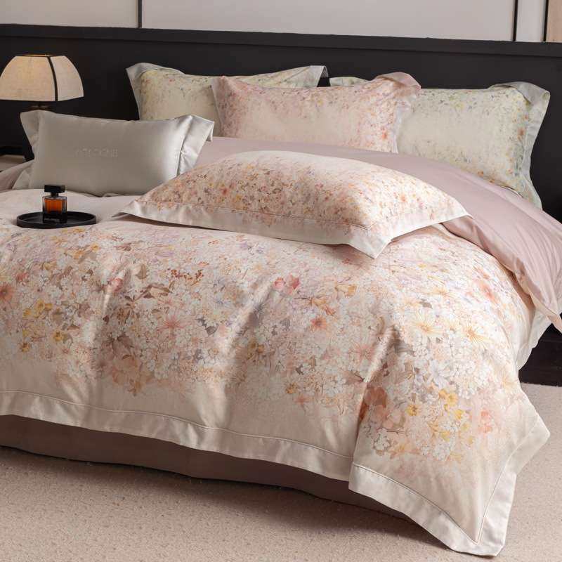 法式浪漫少女风天丝棉磨毛提花印花四件套田园风床单被套秋冬床品,3C数码配件,其它配件,淘宝优惠券,粉丝福利购,淘宝优惠卷