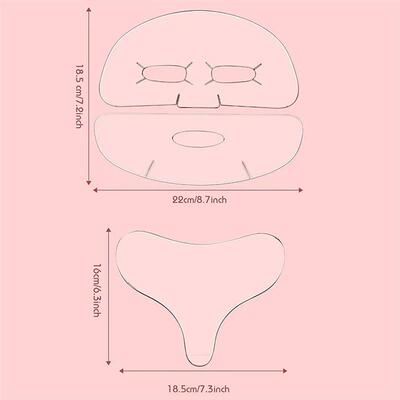 2 In 1 Silicone Face Anti-Wrinkle Pad Wrinkle Remove Neck Pa
