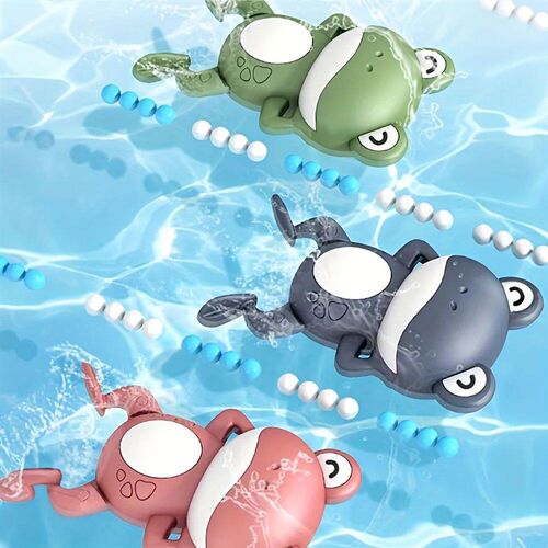 Bath Frogs for Kids, Swimming Frog Toys in Assorted Colors,
