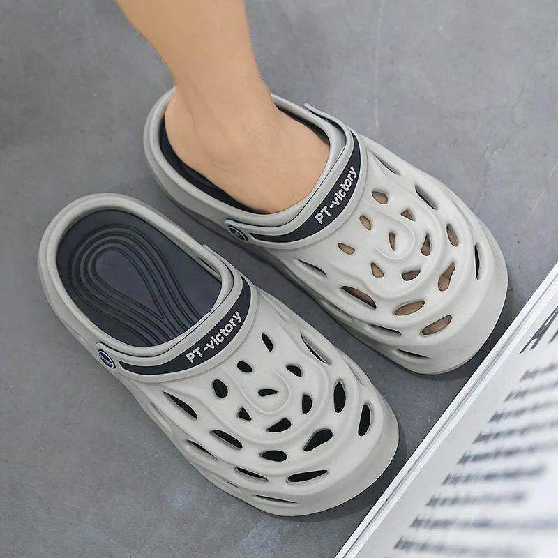 Hole Shoes Mens Summer Ligtweight EVA Trend Home Sandals Cl
