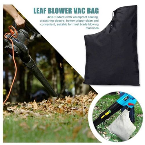 Zippered Type Leaf Blower Vacuum Bag Lawn Cleaner Bag Garden