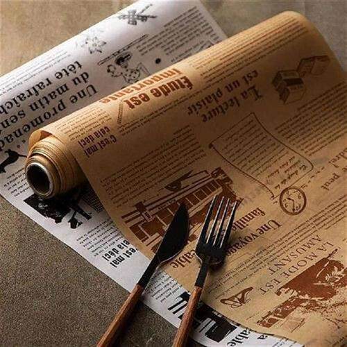 Baking Oilpaper Old Newspaper Roll Parchment Paper Grease