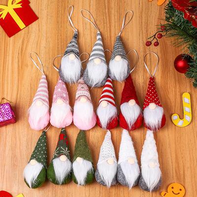New Christmas Decorations Party Tree Knitted Small Pendant
