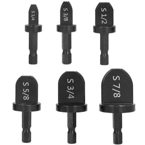 6 PCS Copper Tube Pipe Expander Hex Shank Swaging Tool