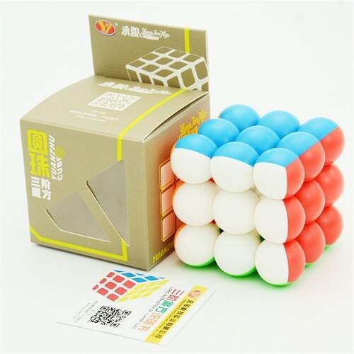 YJ Round Ball Magic Cubes 3x3x3 YongJun Magic Cube 3x3 Stick