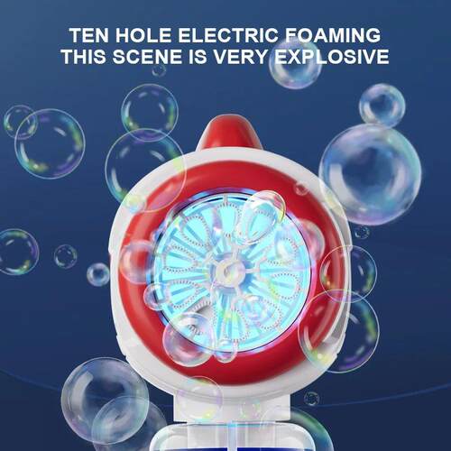 Astronaut Electric Bubble Gun Kids Toy Bubbles Machine Autom