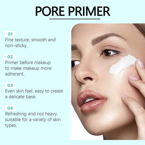 Pore Cover Primer Minimize Pores Oil Control Even Skin Tone