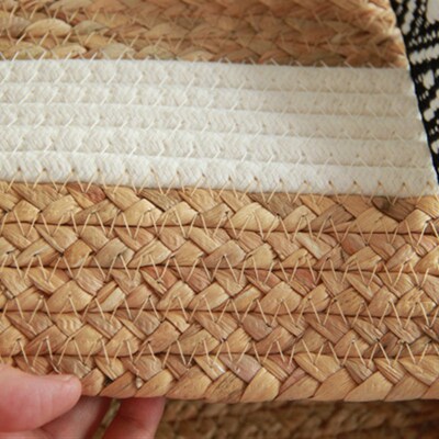 Straw Tote Bag Beach  Summer Handwoven Shoulder Bags