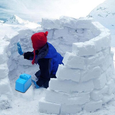 Winter Block Mold Funny Plastic Castle Foundation Brick Outd