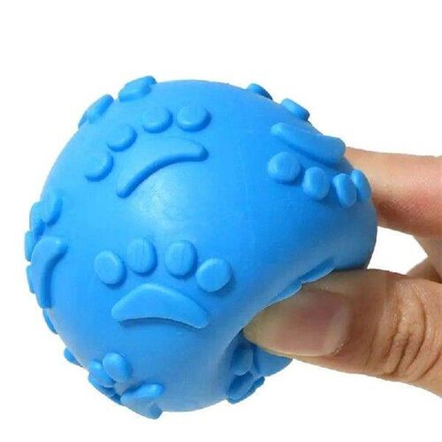 Dog Chew Squeaky Toy Ball Squeaker Chew Ball Toy Latex