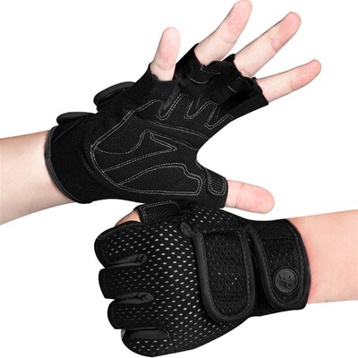 Workout Gym Gloves Men Women,3MM SBR Pads,Half Finger Weight