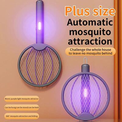 Foldable Electric Mosquito Swatter 3-in-1 Electric Mosquito