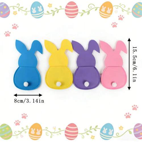 16PCS Easter Bunny Cutlery Holders Cartoon, Utensil Pouches
