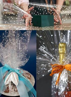 Cellophane Wrap Roll Clear Paper Wrapping Gift Transparent B