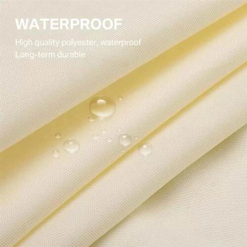 Triangle sunshade, waterproof candle, outdoor water garden,