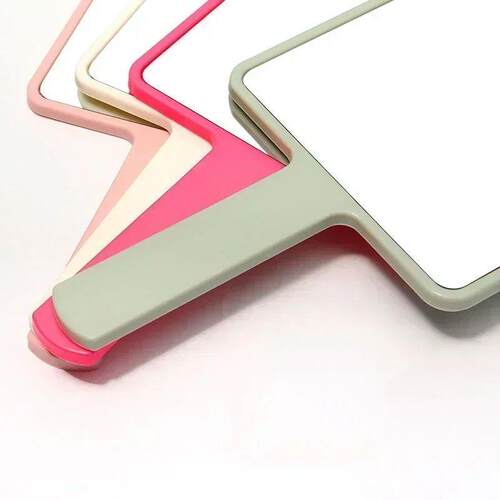 Eyelash Extension Handheld Makeup Mirror Square Makeup Vanit