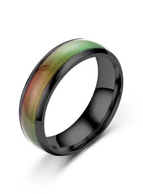 5 Colors Stainless steel Changing Color Rings Mood Emotion