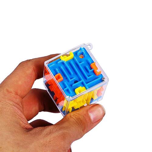 10Pcs Fun 3D Cube Rolling Beads Maze Educational Toys Boys G