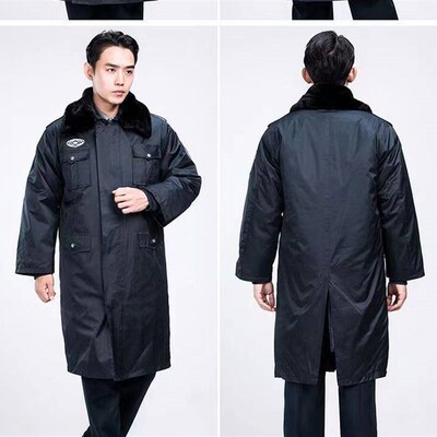 Dark Green Security Winter Clothes Cotton Coat Function Cold