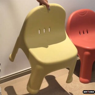 塑料小椅子矮凳子靠背幼儿园靠背椅宝宝大人家用板凳