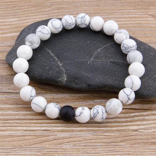 TYO Custom Female Male Marble Bead Tiger Eye Bead Blue Bead