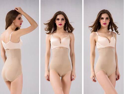 Seamless Women Shapers High Waist Slimming Tummy Control Kni