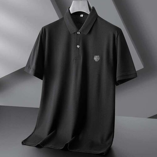 Summer Thin Light Luxury Mens Half-sleeve Plus Size Busines