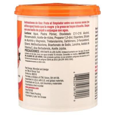 Biodegradable Hand Cleaner Citrus Pumice Formula Non-Toxic O