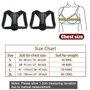 Posture Shoulder Corrector Belt Spi Adjustable Clavicle Back