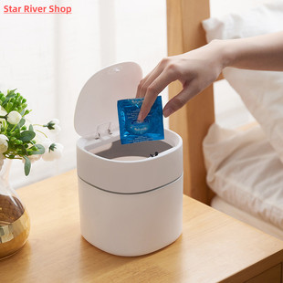 Mini Garbage Table Plas Desktop Home Bins Waste Small Basket